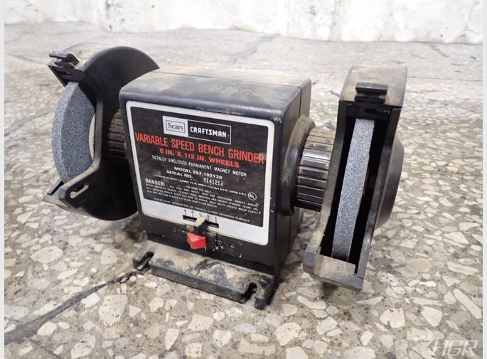 Sears Craftsman Veriable Speed Bench Grinder