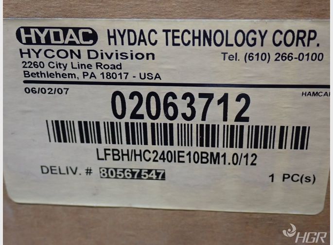 Hydac Filter Housing