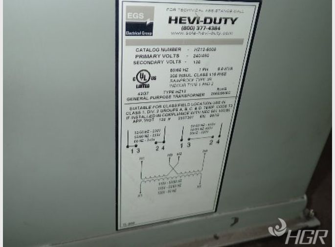 Hevi Duty Transformer