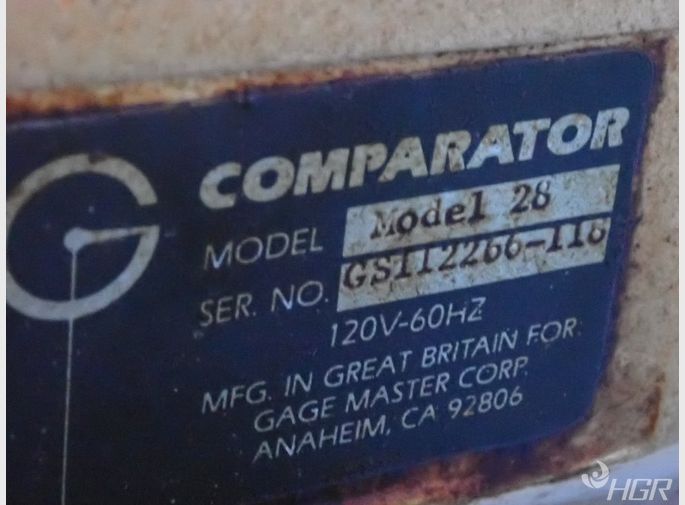 Gage Master Optical Comparator