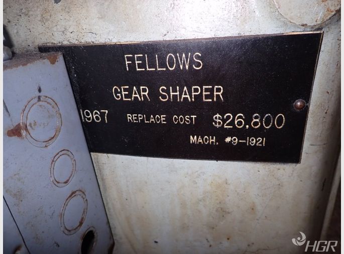 Fellows Gear Shaper