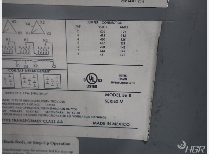 Federal Pacific Transformer