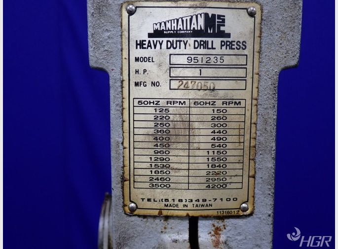 Manhattan Mcs Drill Press