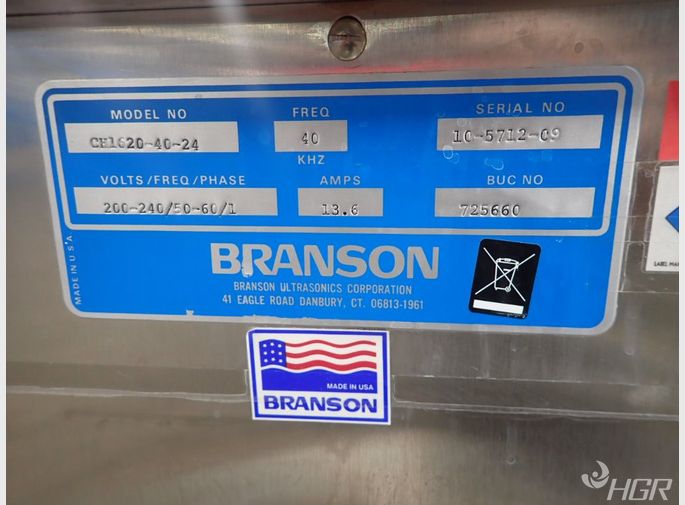 Branson Cleaning System
