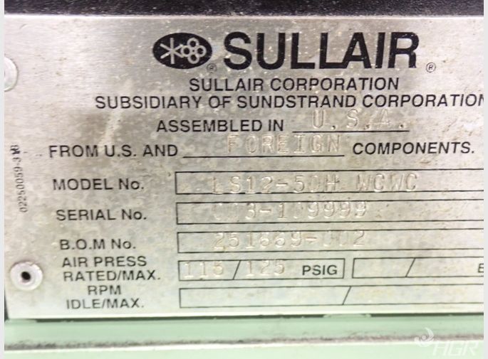 Sullair Air Compressor