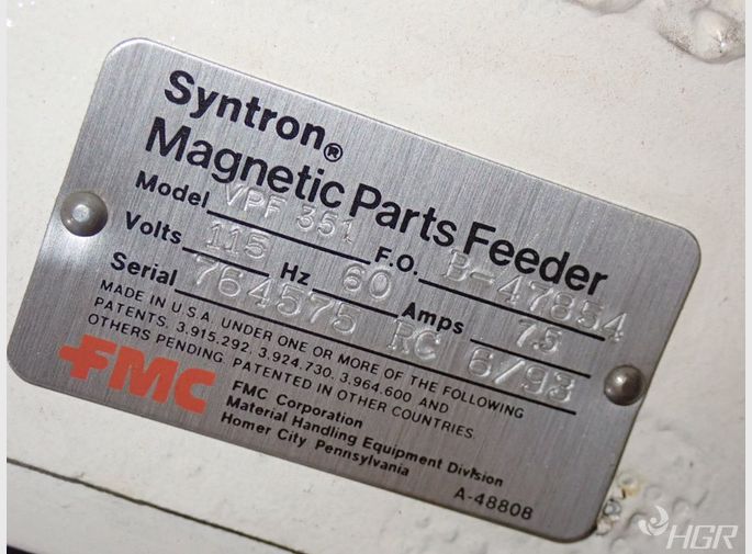 Syntron Magnetic Parts Feeder