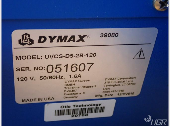 Dymax Dymax Uvcsd52b120 Uv Curing System