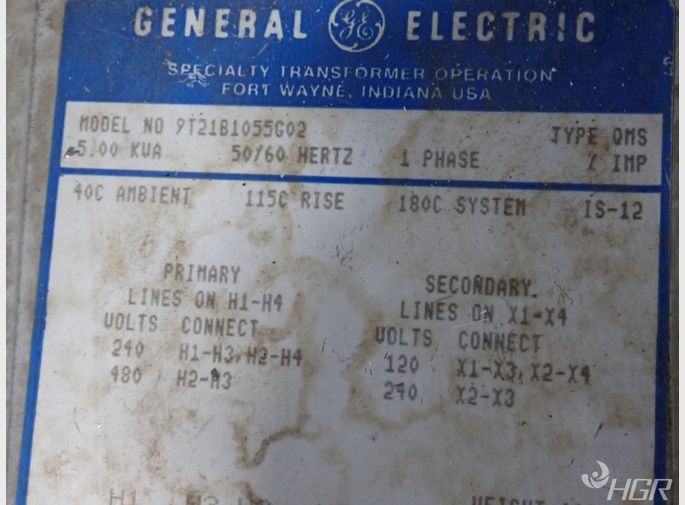 General Electric Transformer