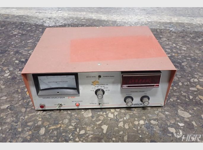 Branson Horn Analyzer
