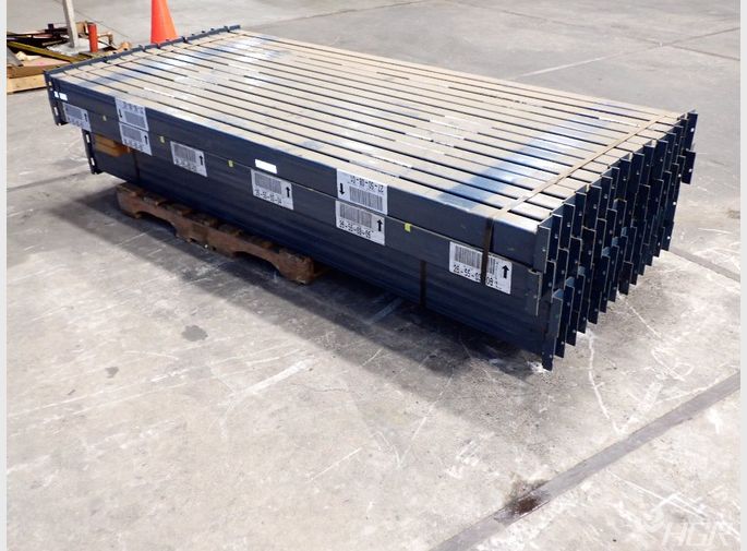 Used Blue Pallet Racking Beams | HGR Industrial Surplus