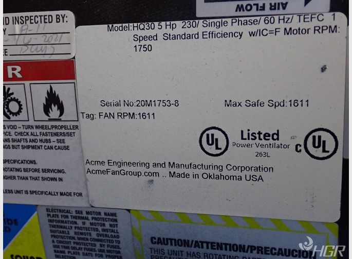 Acme Exhaust Fan