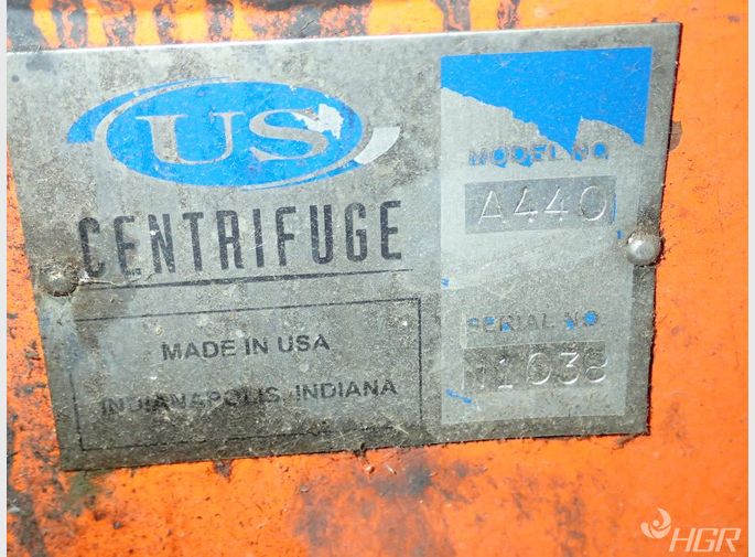 Used Us Centrifuge / Filtertech Centrifuge HGR Industrial Surplus