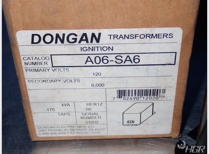 Dongan Ignition Transformer