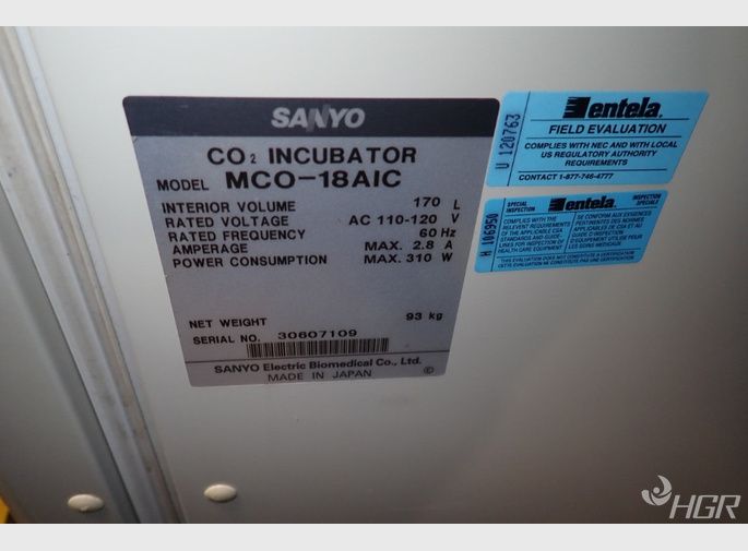 Sanyo Portable Dual Co2 Incubator