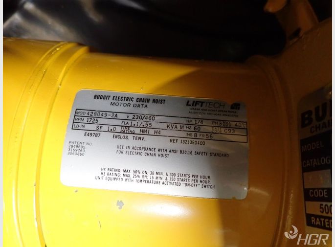 Budgit Chain Hoist