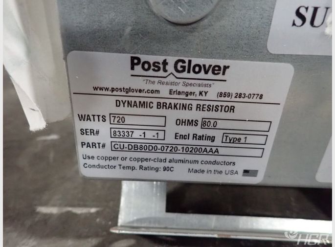 Post Glover Braking Resistor