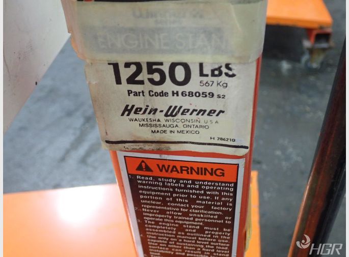 Heinwerner Engine Stand