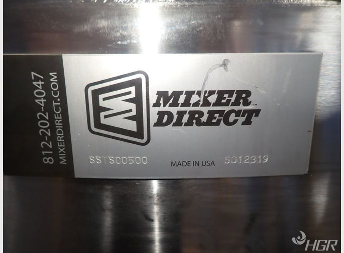 Mixer Direct Mixer Direct Sstsco500  Ss Mixer Tank