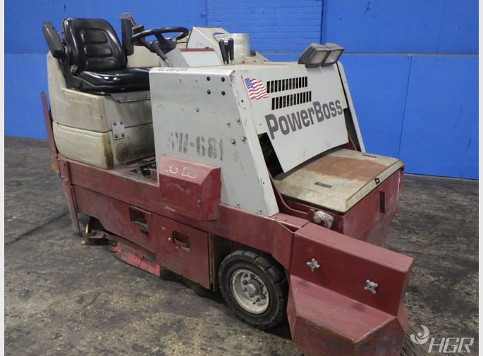 Minuteman Power Boss Propane Floor Sweeper  Scrubber