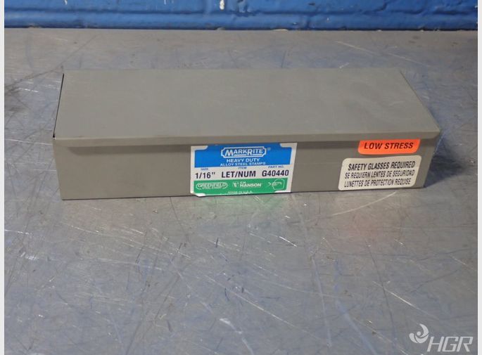 Mark Rite Alloy Steel Stamp Kit