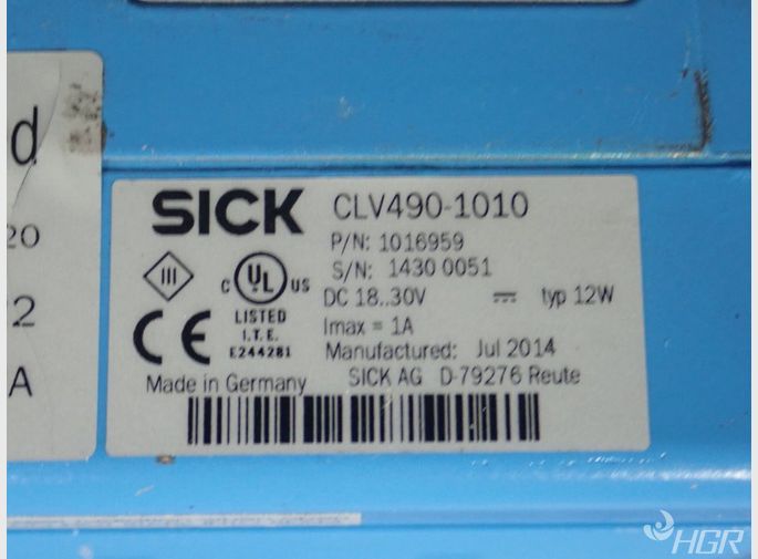 Sick Barcode Sensor