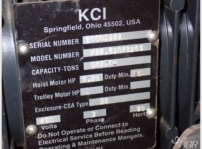 Konecranes Electric Hoist 12 Ton