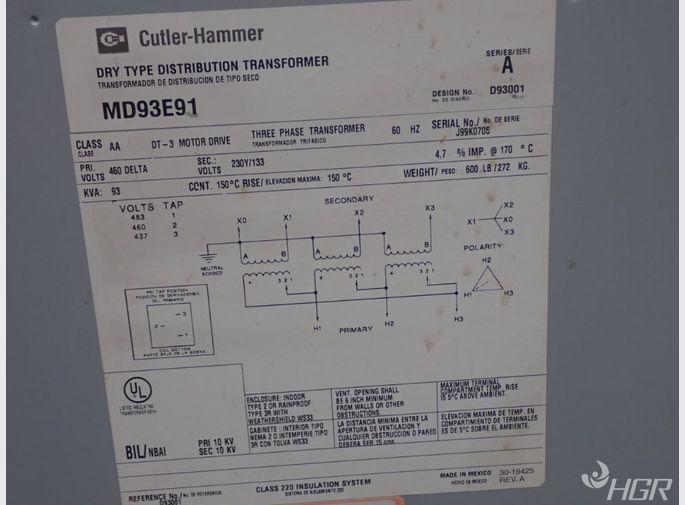 Cutler Transformer