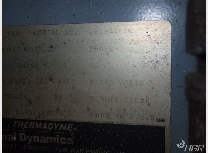 Thermal Dnamics Plasma Cutter