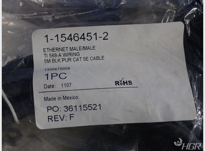Tyco Ethernet Malemale Cables
