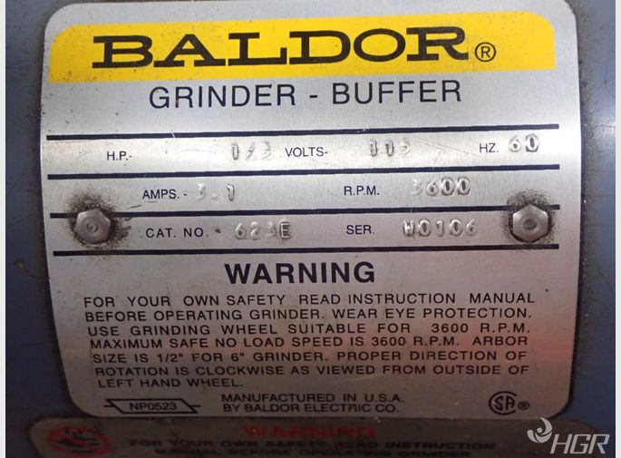 Baldor Grinder Buffer