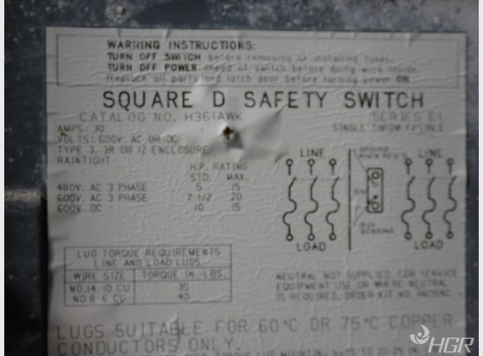 Square D Fusible Disconnect