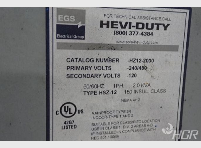 Hevi Duty Transformer