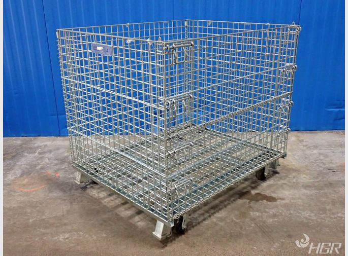 Uline Collapsible Wire Basket