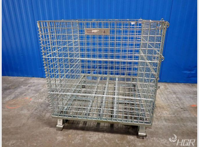 Uline Collapsible Wire Basket