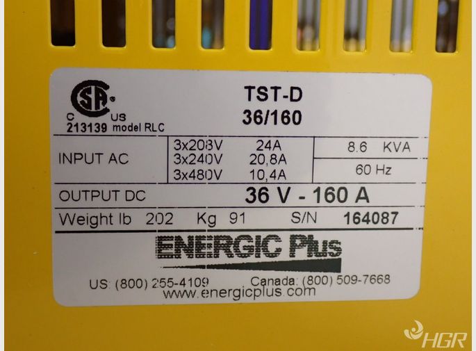 Energic Plus Energic Plus Tstd36160 Battery Charger