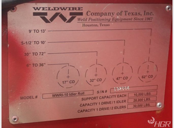 Weld Positioning Equipment Tank Turning Rolls