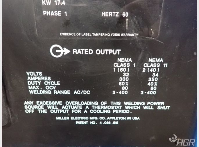 Miller Miller Syncrowave 351 Welding Power Source