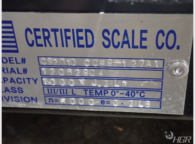 Certified Scale Scale