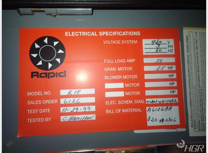 Rapid Granulator Granulator