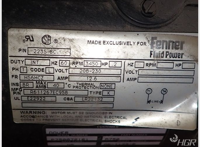 Used Rotary Rotary Spoa7-100 Lift | HGR Industrial Surplus