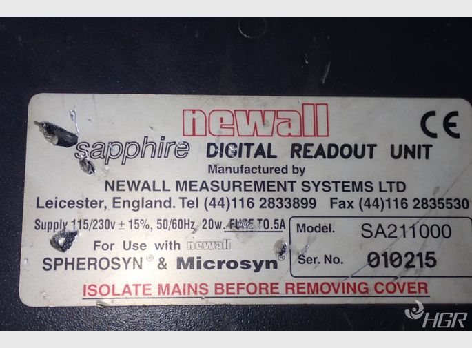 Newall Digital Readout Unit