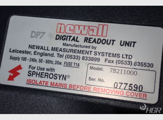 Newall Digital Readout Unit