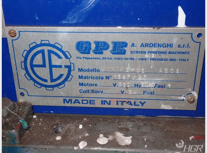 Gpe Screen Printer