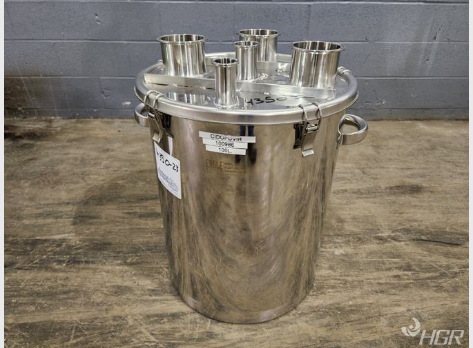  26 Gal Eagle Stainless Tank Model Cth47h 316l Ss