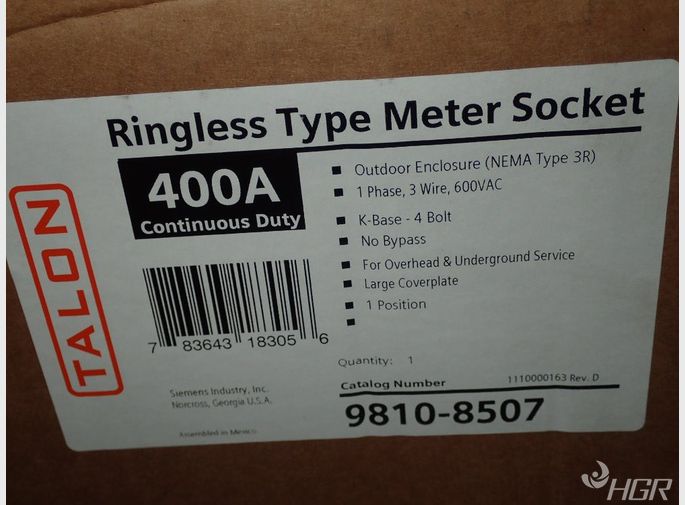 Talon Ringless Master Socket Enclosure