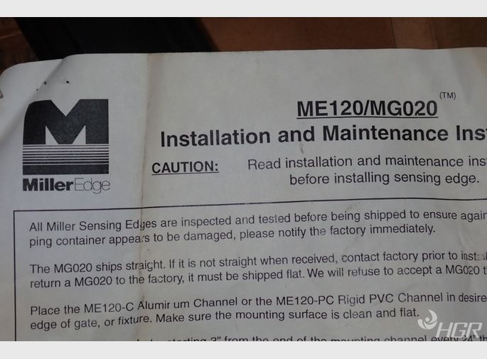 Miller Edge Safety Edge Guard