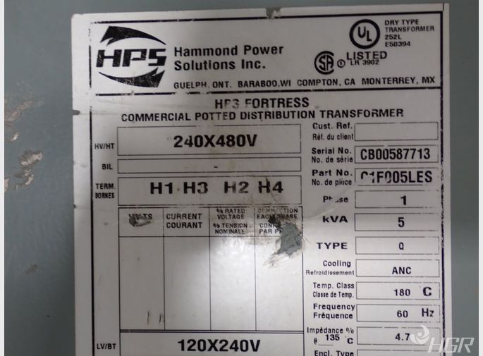 Hammond Transformer