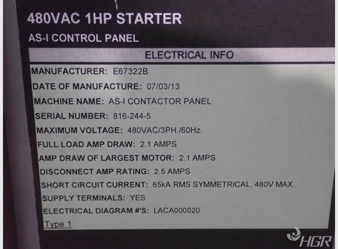 Dematic Combination Starter
