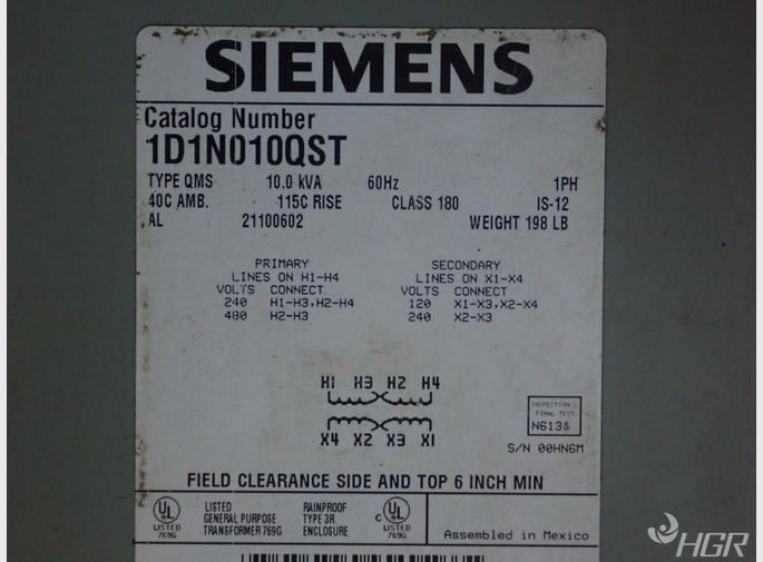 Siemens Transformer