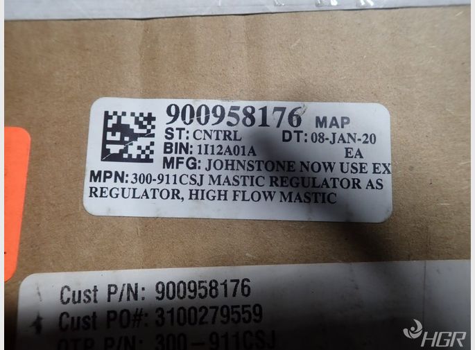 Johnsonstone High Flow Regulator